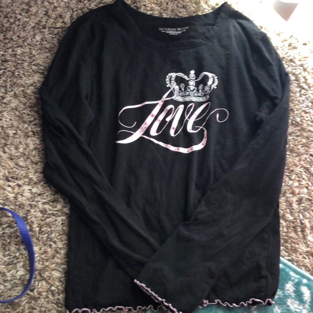 Long sleeved pj top